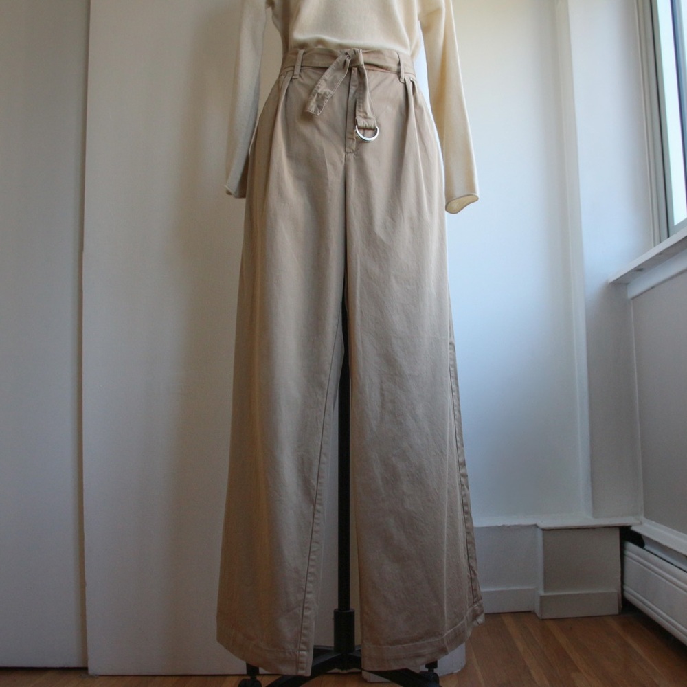 Everlane Belted Wide Legged Trouser